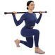 Бодибар Body Bar разборной 3-х секционный ZelartFI-9994-8 вес 8кг черный-фиолетовый FI-9994-8 фото 10