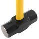 Кувалда стальная молот для кроссфита GYM HAMMER Zelart TA-9635-16LB 16LB (7,3кг) черный-желтый TA-9635-16LB фото 6