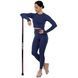 Бодибар Body Bar разборной 3-х секционный ZelartFI-9994-8 вес 8кг черный-фиолетовый FI-9994-8 фото 11