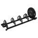 Стойка горизонтальная для бамперных блинов дисков передвижная Bumper Plate Rack Mdbuddy TA-1691 размер-130x30x26см черный TA-1691 фото 9