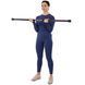 Бодибар Body Bar разборной 3-х секционный ZelartFI-9994-8 вес 8кг черный-фиолетовый FI-9994-8 фото 8