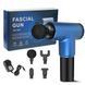 Аккумуляторный массажер Fascial Gun KH-320 портативный ручной ударный мышечный пистолет 4 насадки синий ws15677-1 фото 1